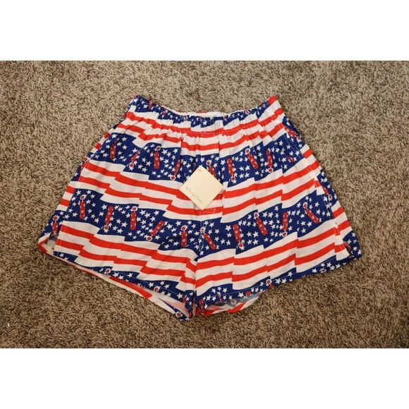 NWT VTG Aberdeen & Dunbar boxer shorts unique Fourth of July pattern | M - Picture 1 of 3